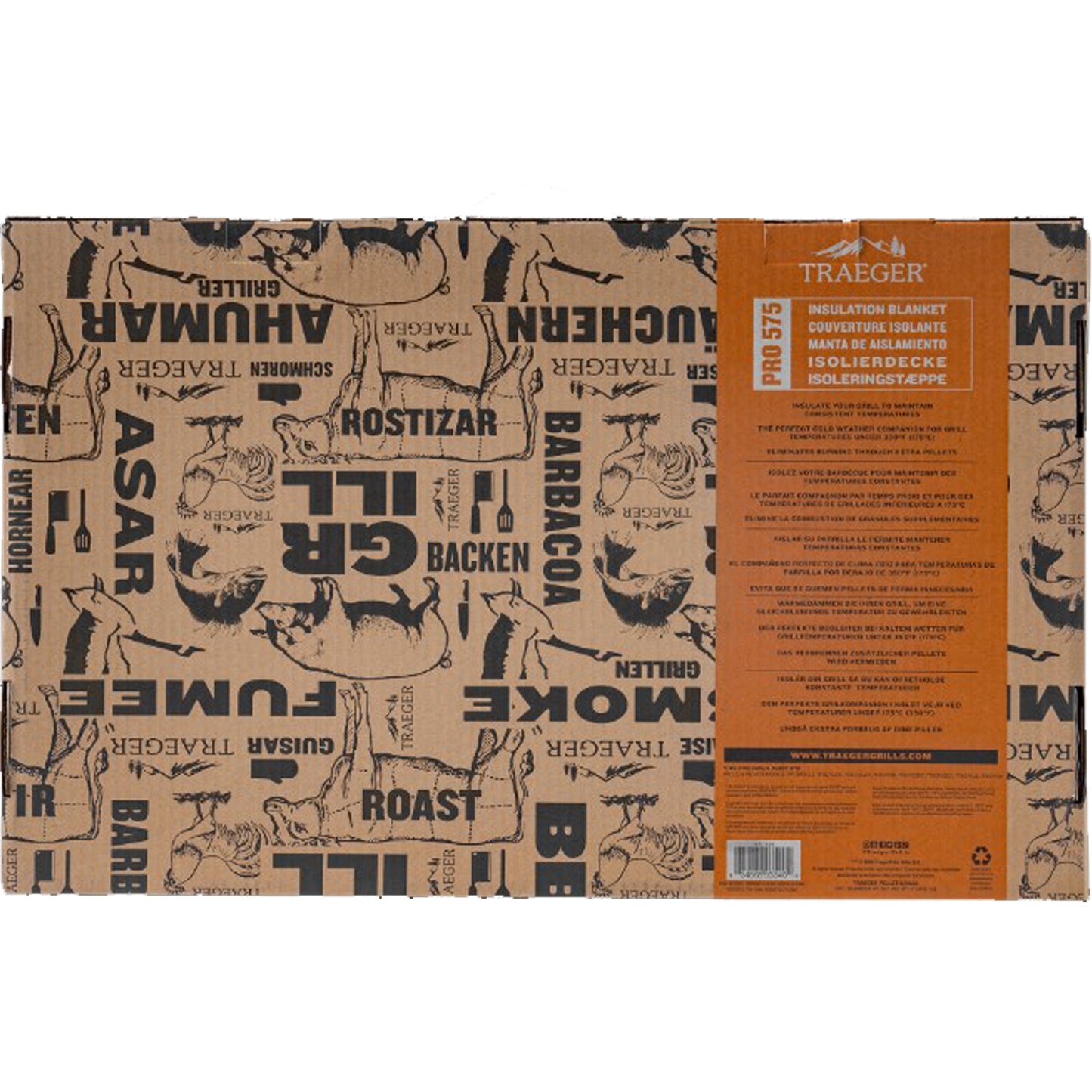 Traeger - Couverture isolante pour barbecue aux granules Pro 575/Pro 22