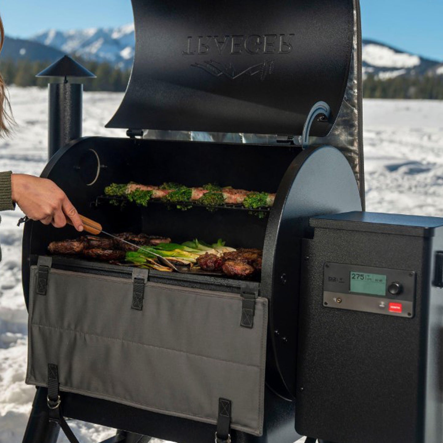 Traeger - Couverture isolante pour barbecue aux granules Pro 575/Pro 22