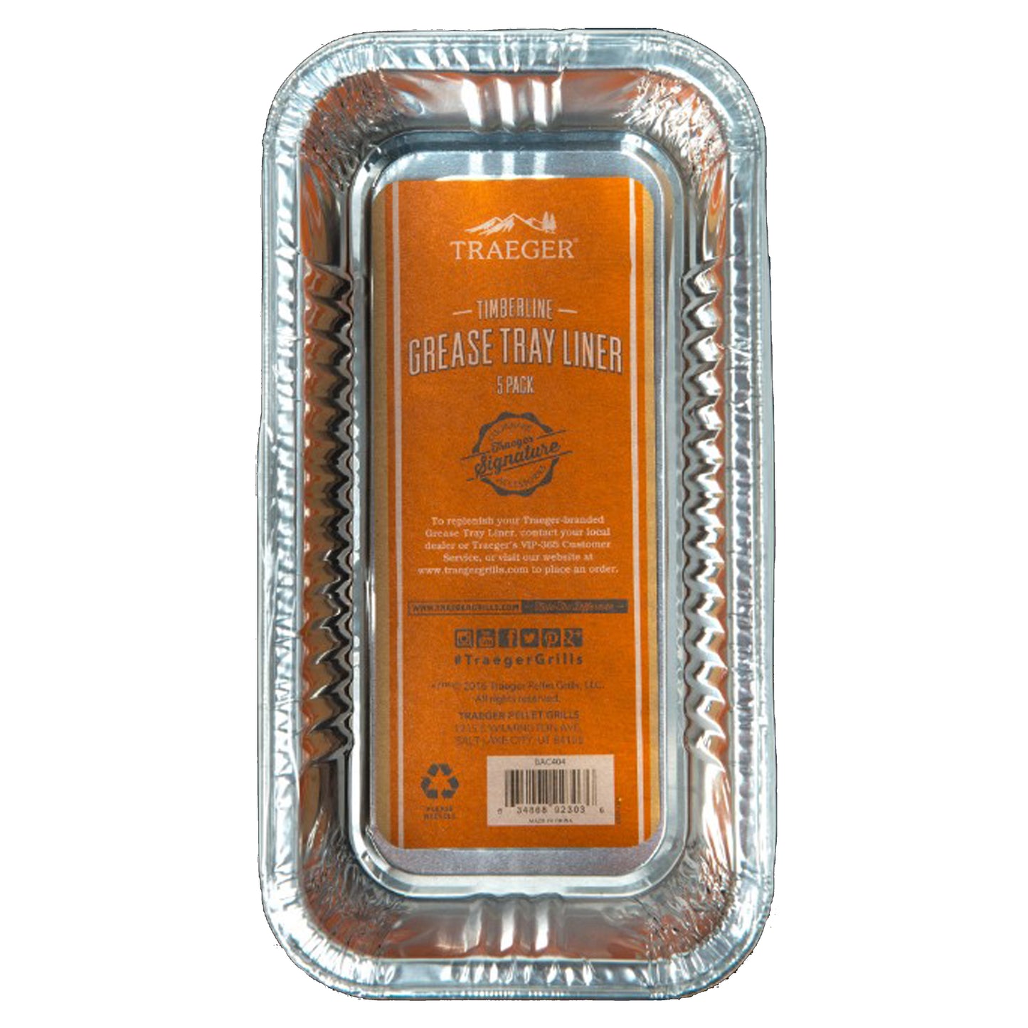 Traeger - Doublure pour bac de récupération de graisse