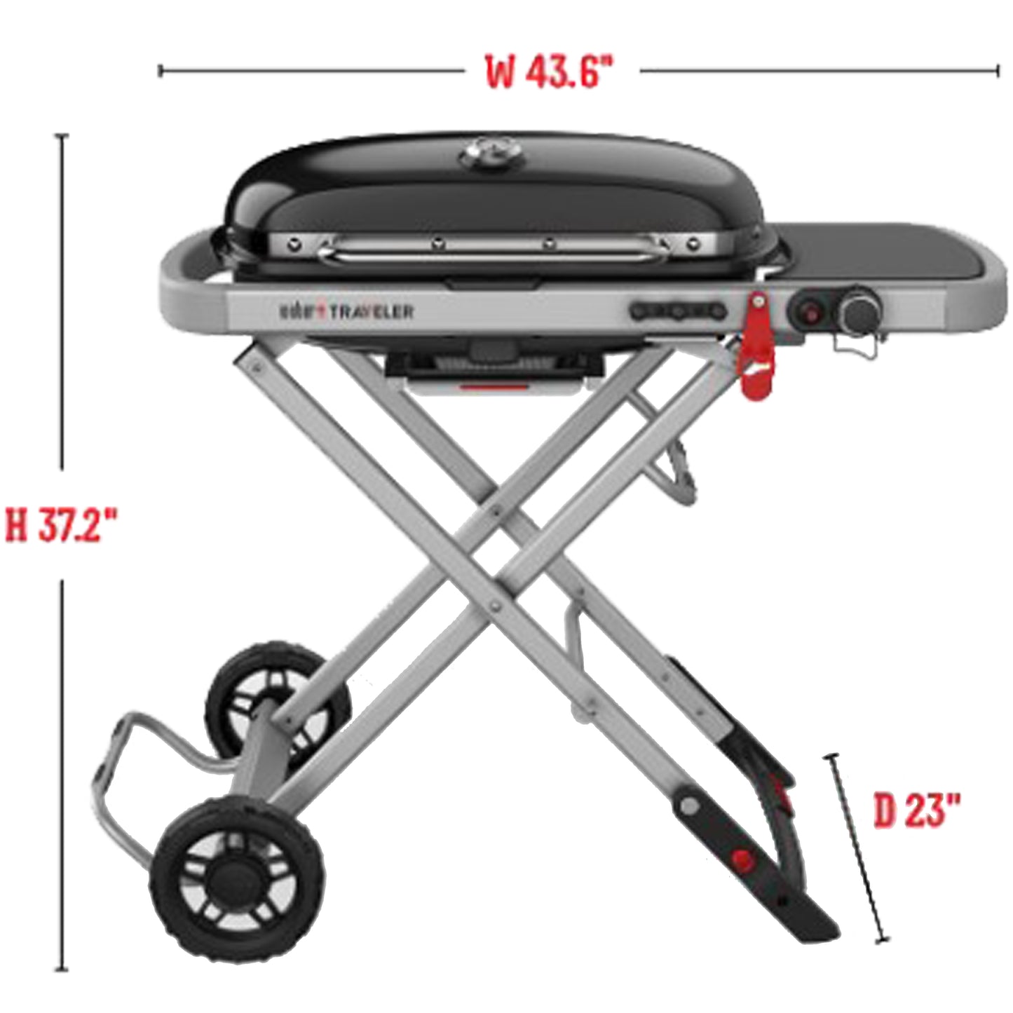 Weber - Barbecue au gaz propane portatif - VR TRAVELER
