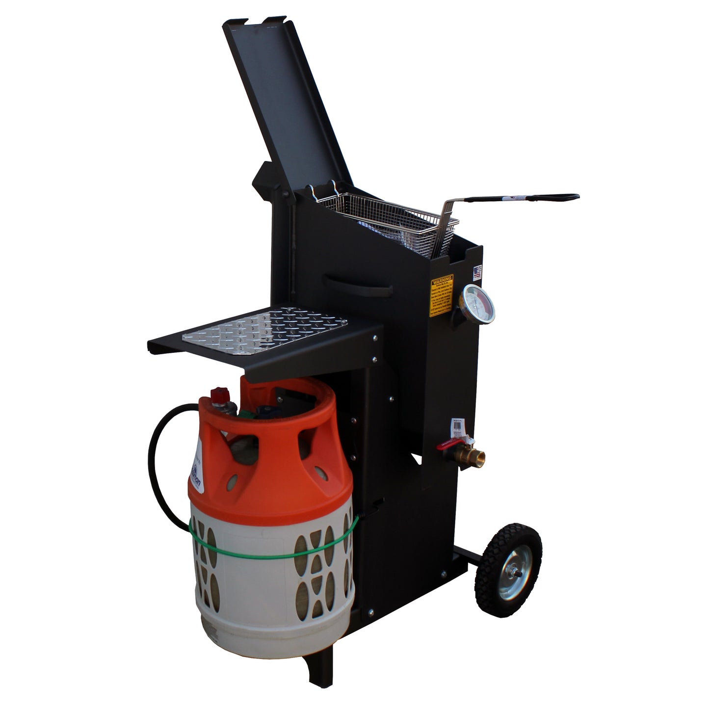 R&V Works - Friteuse 4.0 gallons avec chariot