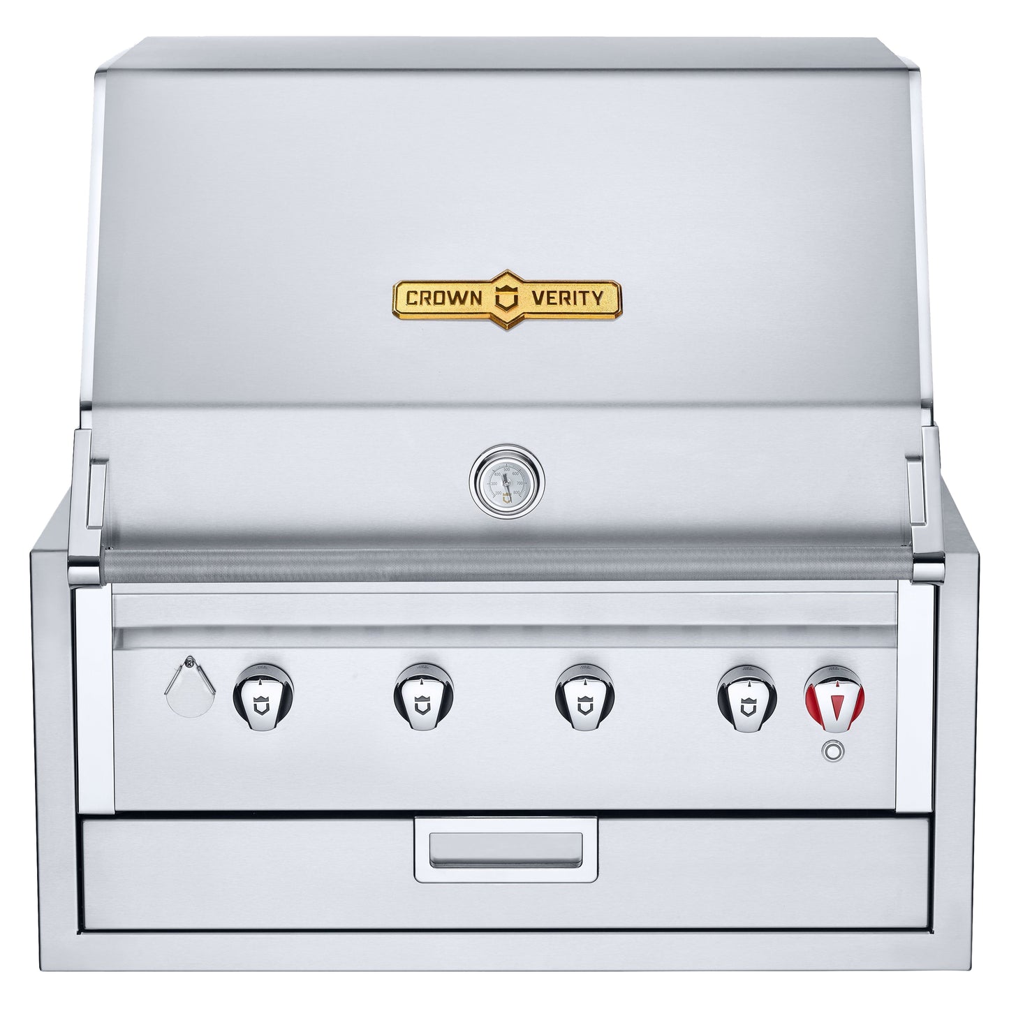 Crown Verity - Barbecue Infinite 30" encastrable avec lumière au gaz naturel
