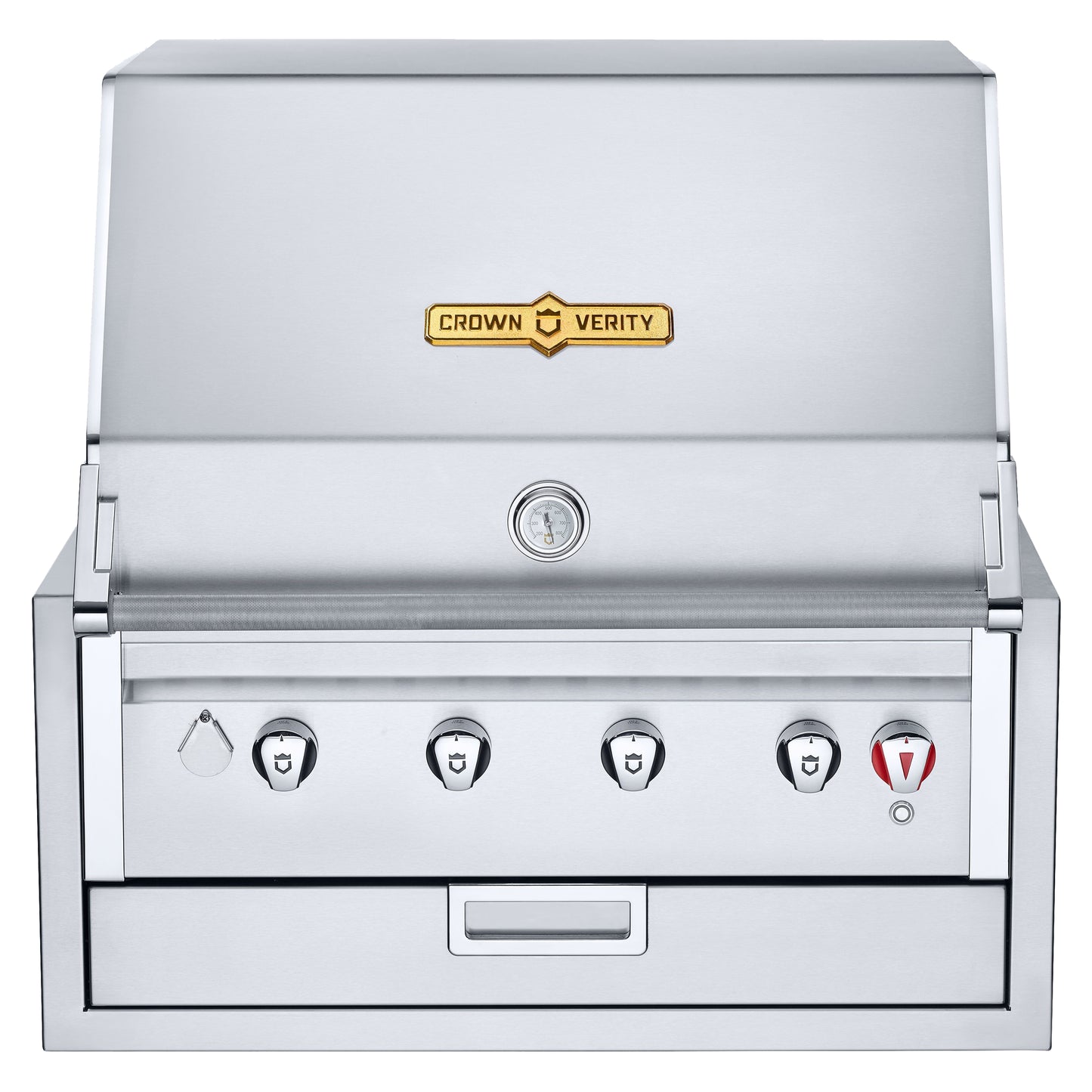 Crown Verity --barbecue Infinite 30 '' encastrable au gaz naturel