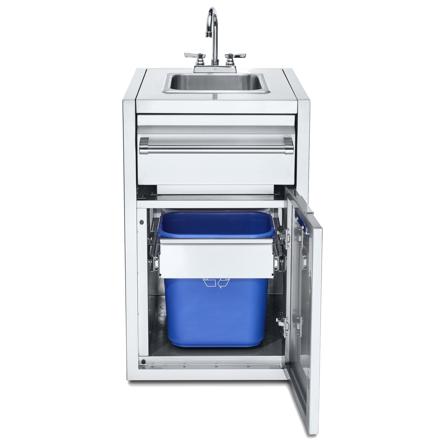 Crown Verity - Armoire avec évier et poubelle Infinite