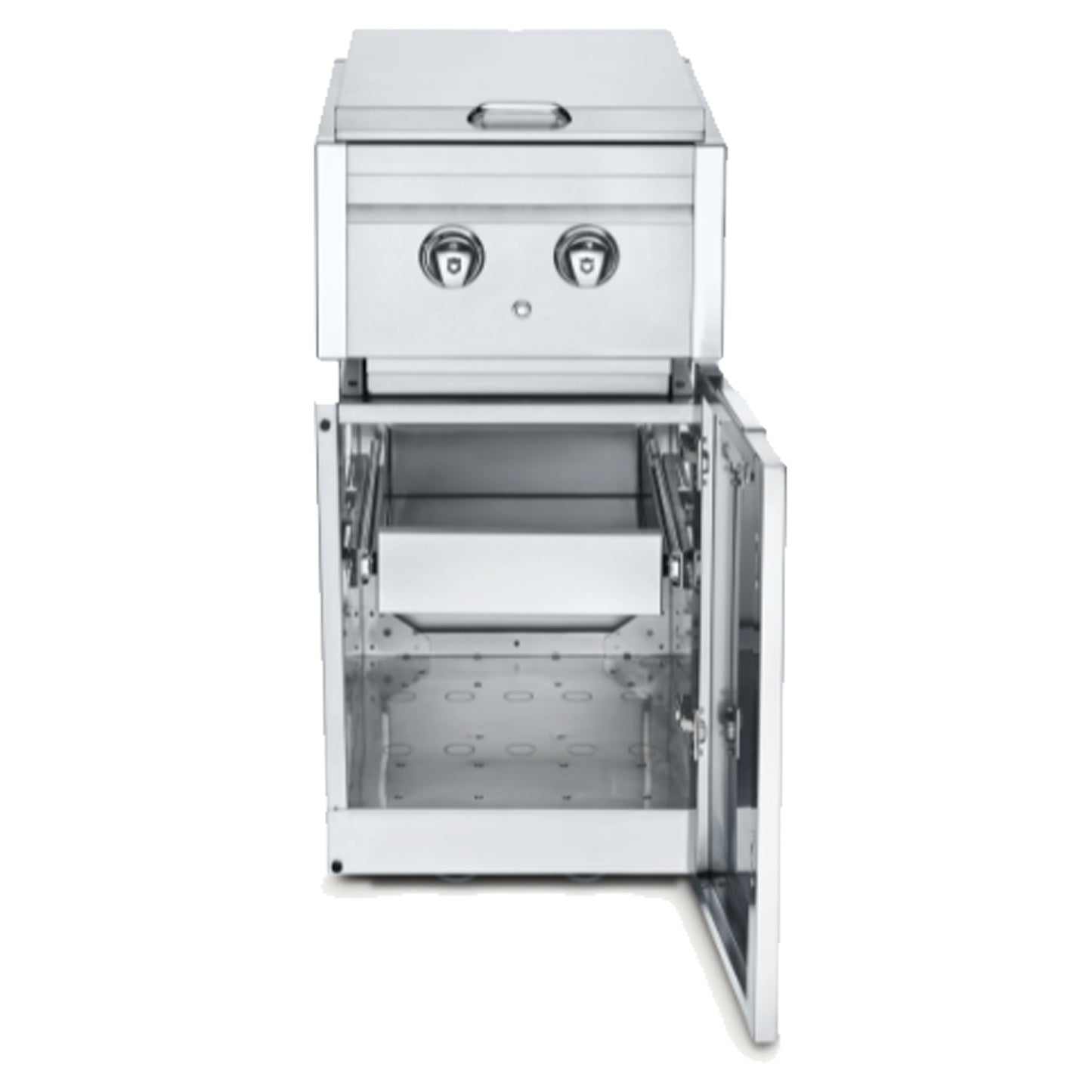 Crown Verity --module d'armoire avec brûleur latéral double au gaz naturel et seul tiroir