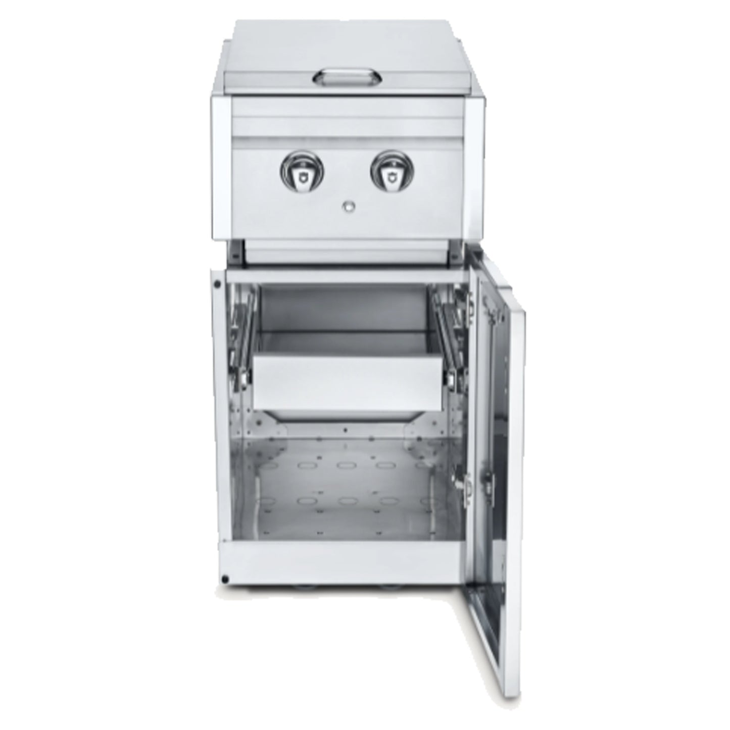 Crown Verity - Module d'armoire avec brûleur latéral double avec lumière au gaz naturel et seul tiroir