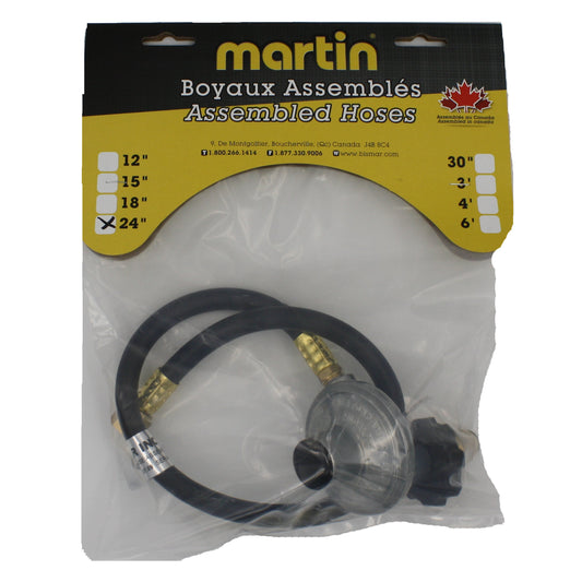 Martin - Ensemble de régulateur avec boyau de 24''