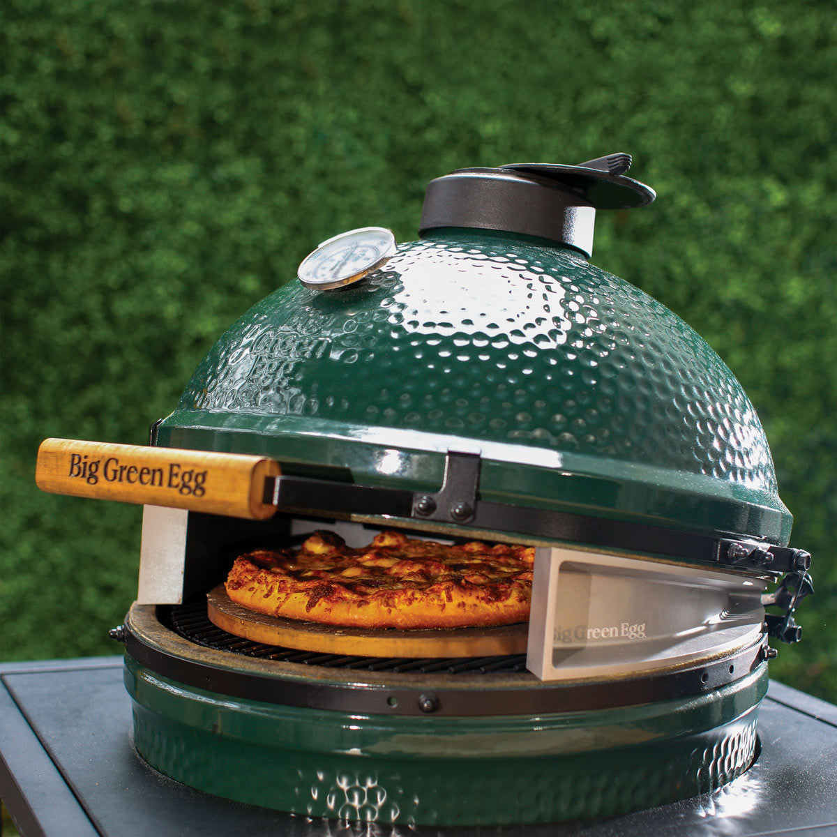 Big Green Egg - Ouverture four à pizza - large