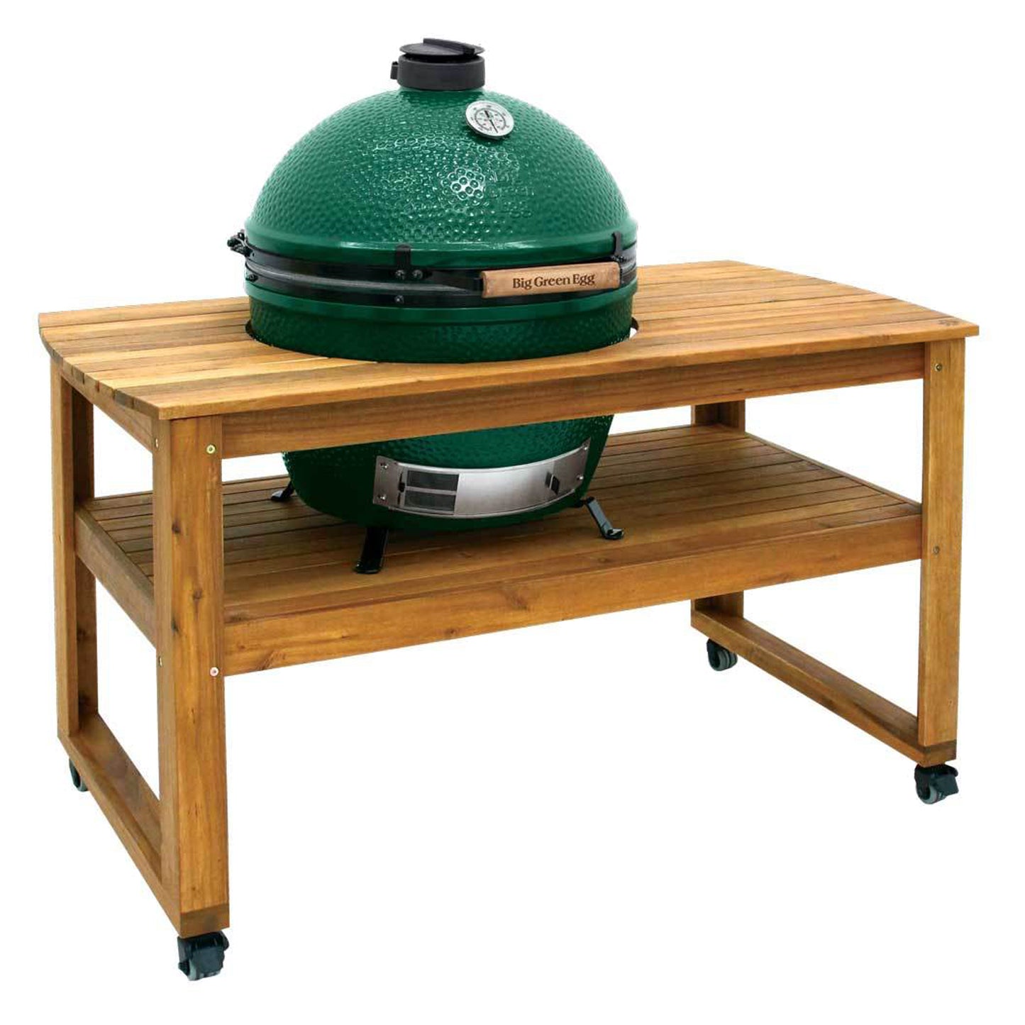 Big Green Egg - Housse C-BGE - MD-XL dans système modulaire & Table en acacia XL