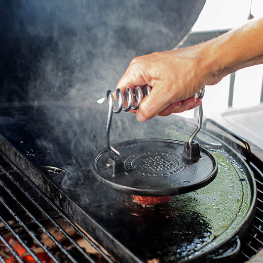 Big Green Egg - Presse à Griller en Fonte