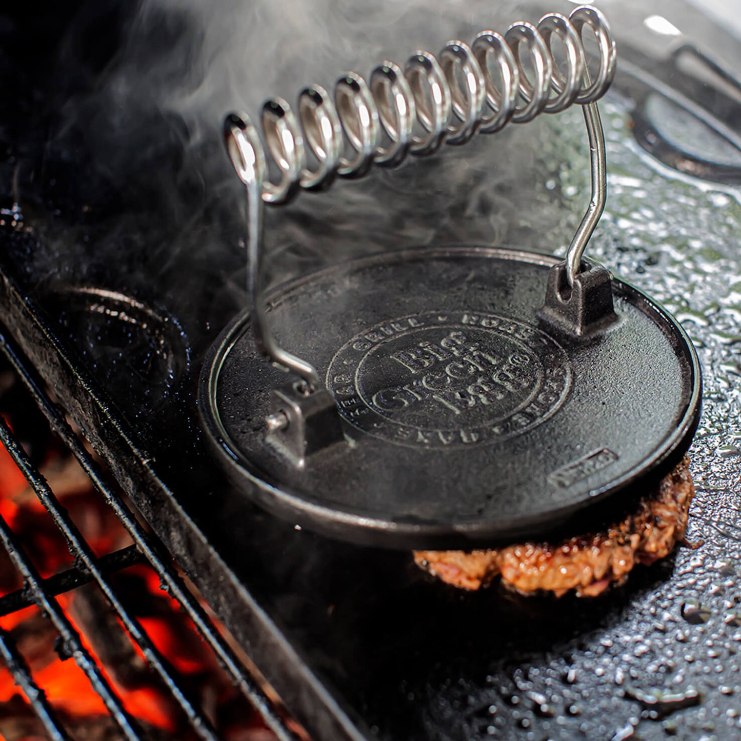 Big Green Egg - Presse à Griller en Fonte