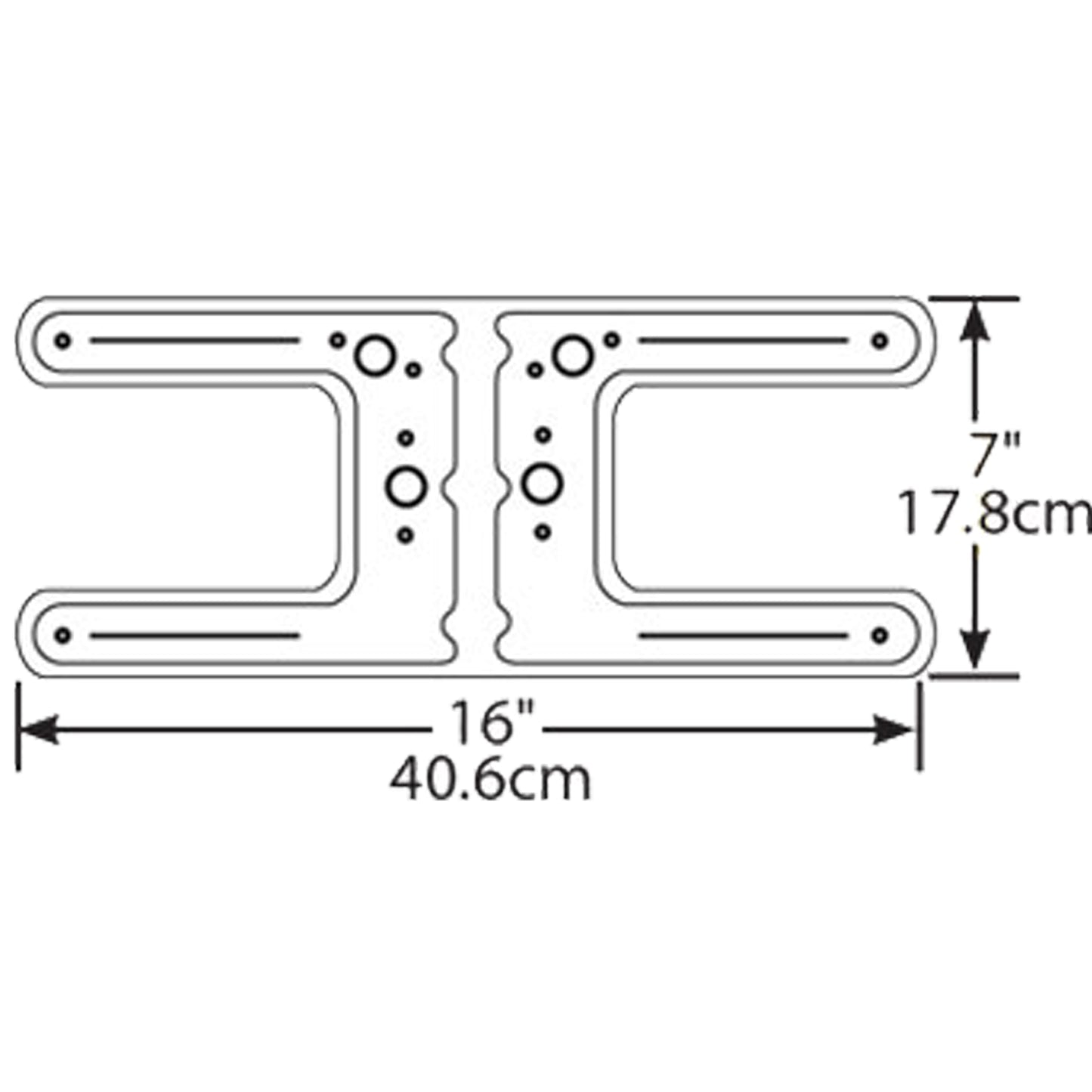 Grillpro - Brûleur en H universel en acier inoxydable de 16po