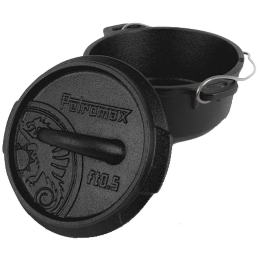 Petromax - Marmite en fonte avec surface plane -  ft0.5-t (sans pieds)