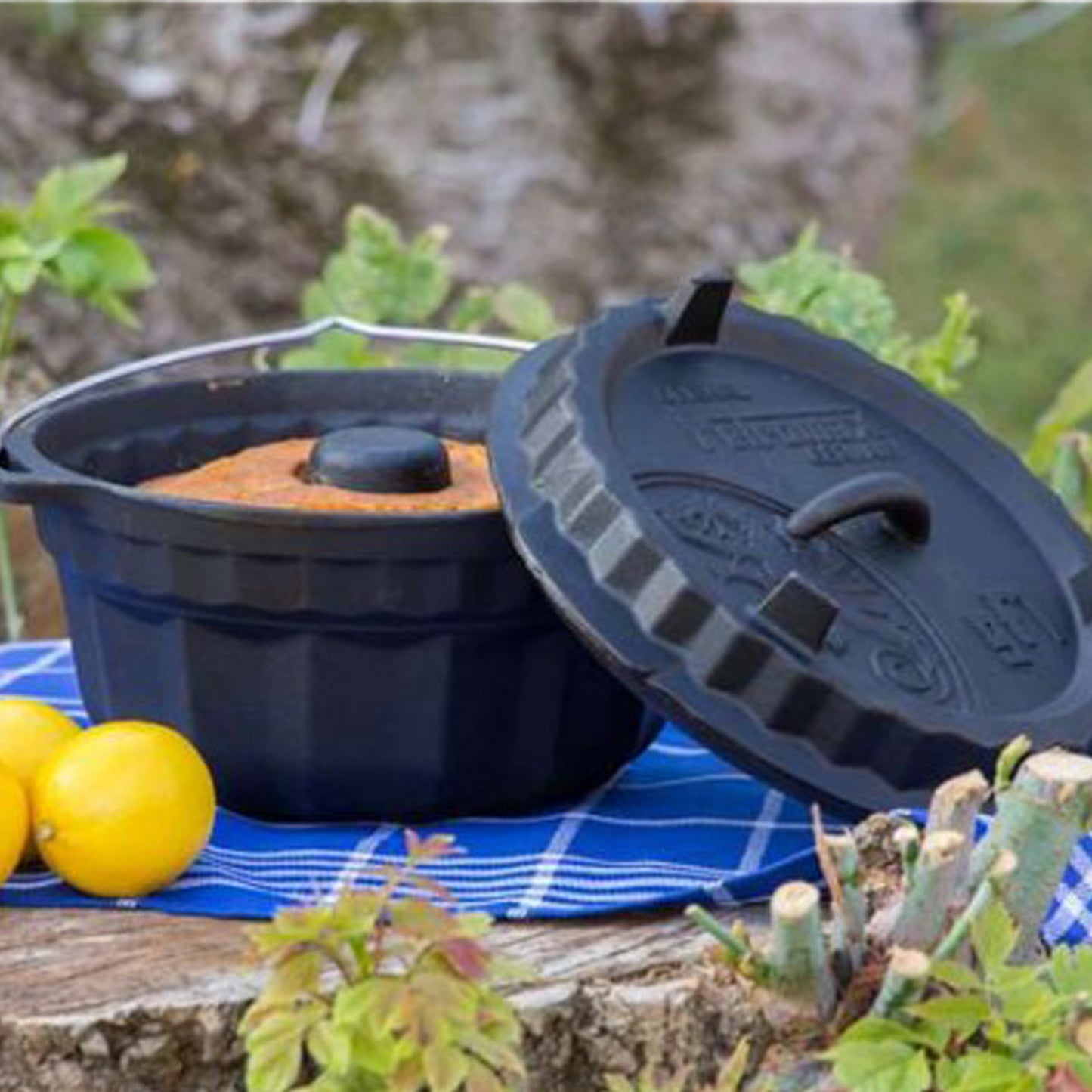 Petromax - Moule à kouglof avec couvercle moule à tarte
