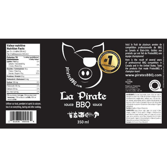 PiratesBBQ - Sauce Barbecue - La Pirate