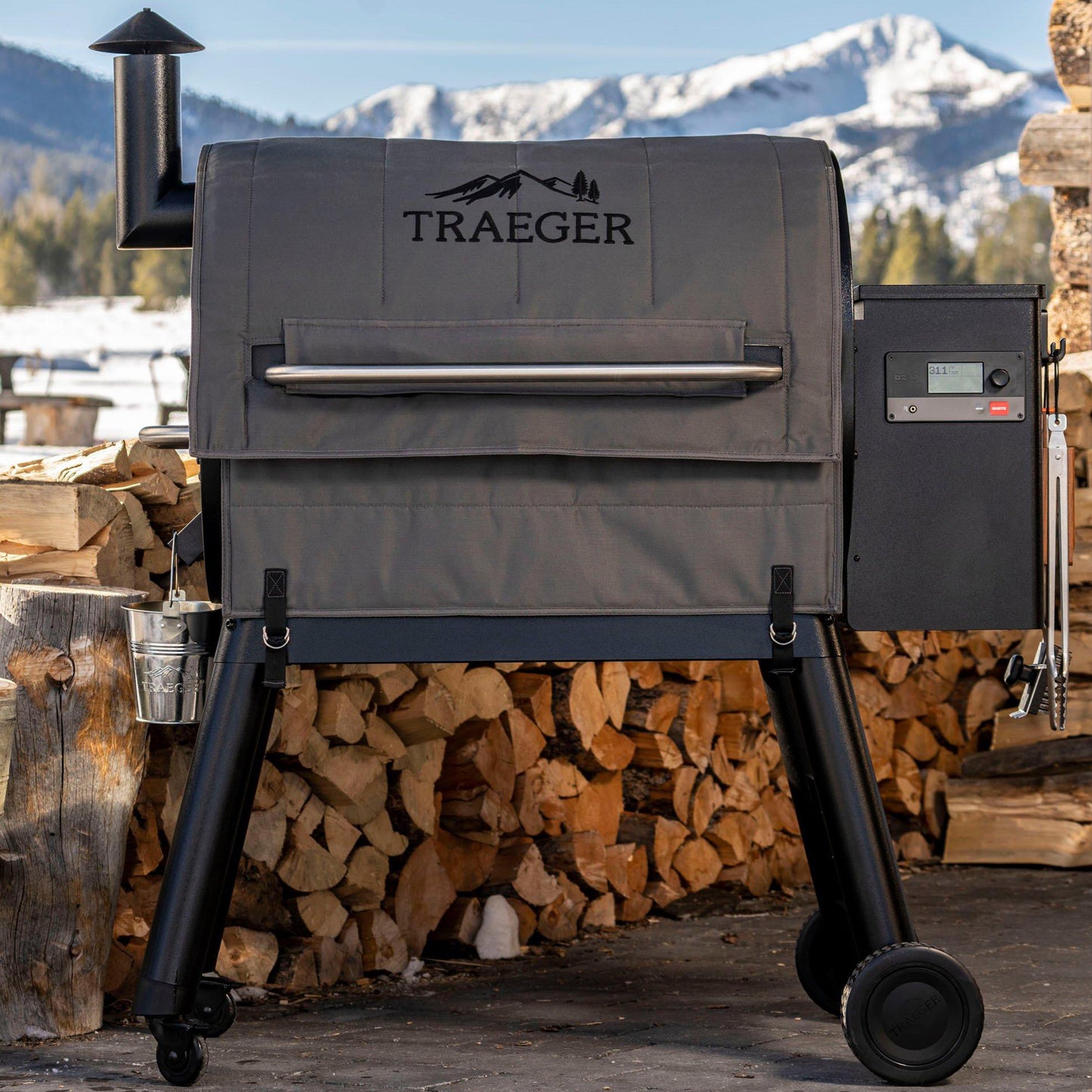 Traeger - Couverture isolante pour barbecue aux granules Pro 575/Pro 22