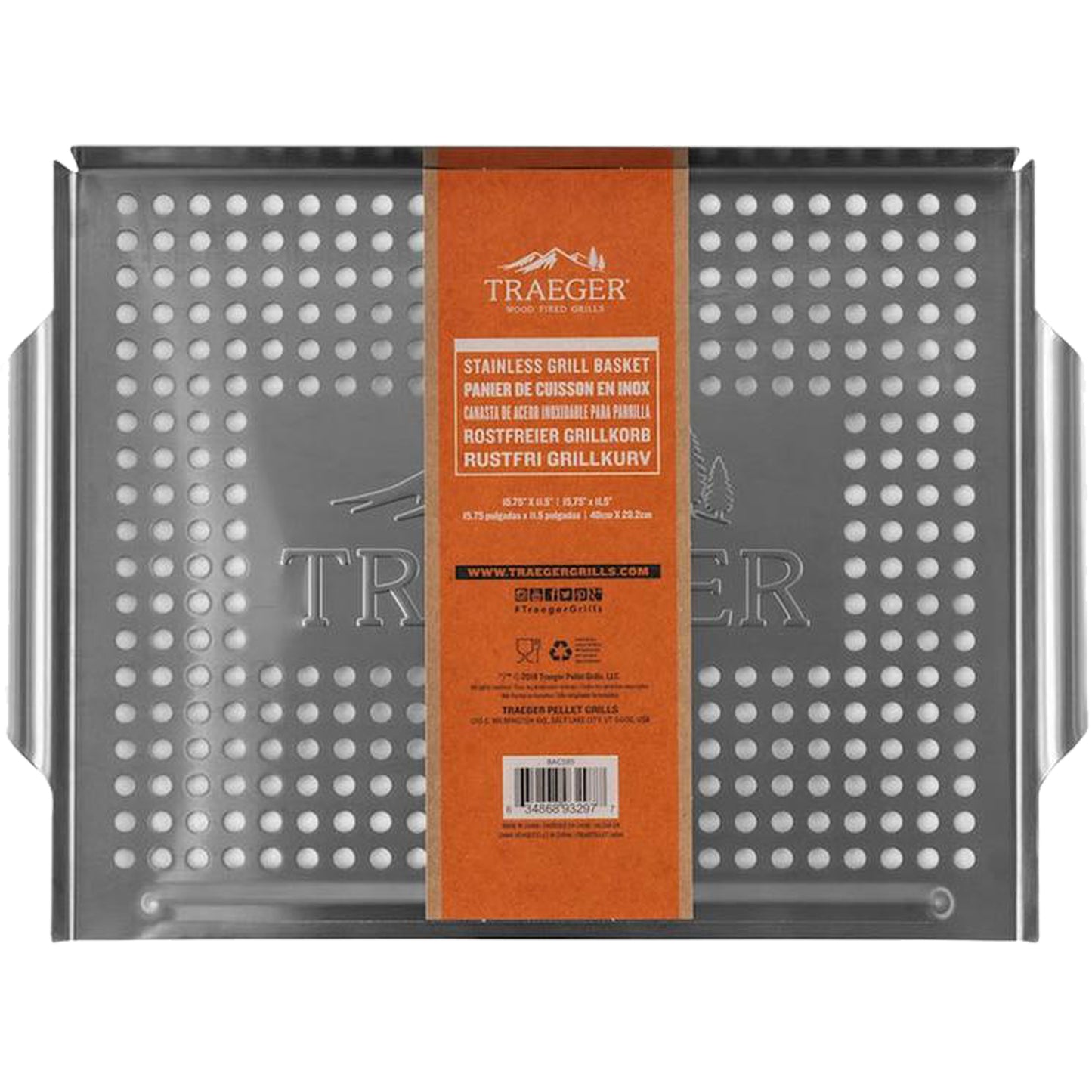 Traeger - Panier à barbecue en acier inoxydable