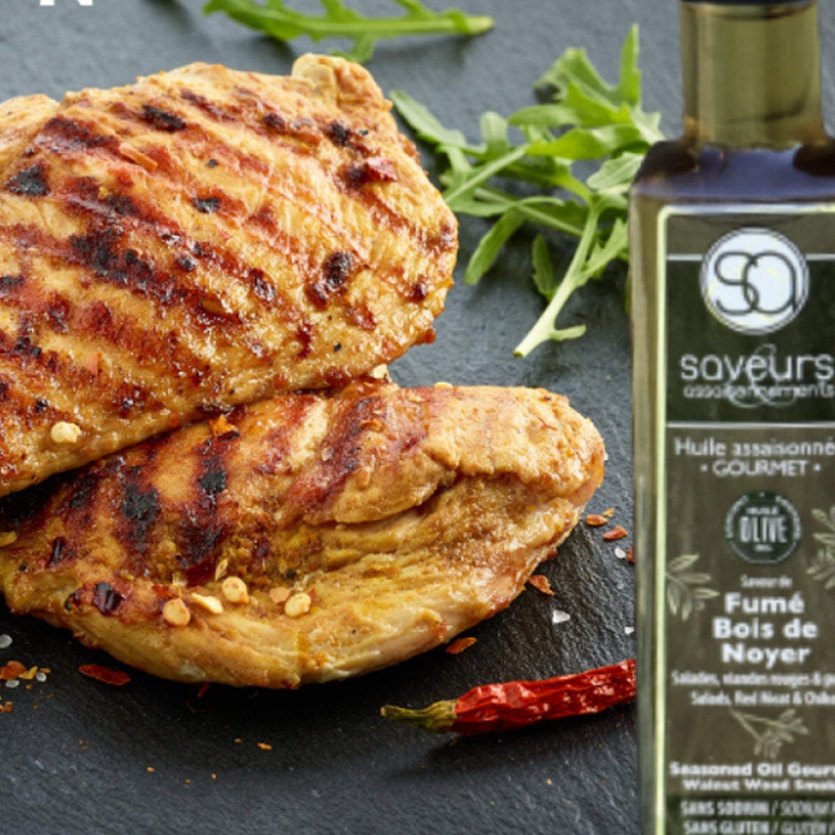 Condiments, Vinaigrettes, Huiles