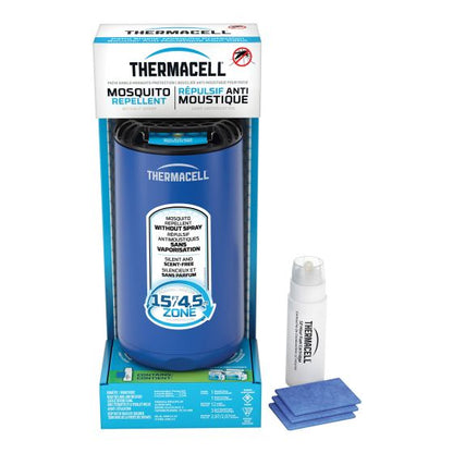 Thermacell - Répulsif pour patio Bouclier anti-moustiques Bleu Royal