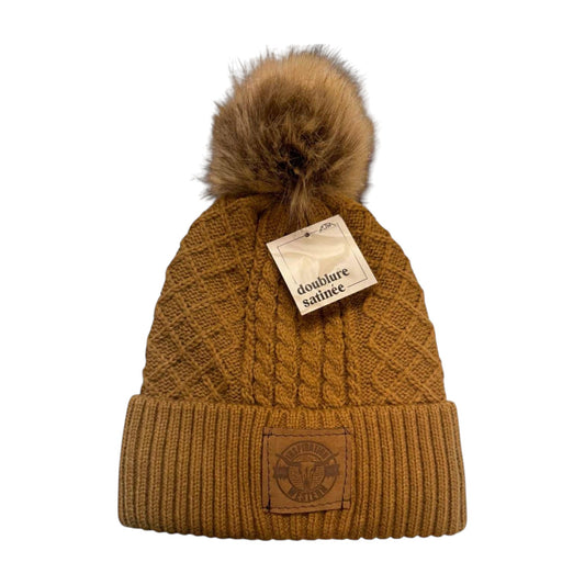 Inspiration Western - Tuque femme doublure santinée - Jaune