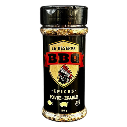 La Réserve BBQ-Épices Poivre et Érable