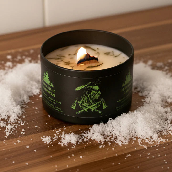 Épices du Guerrier - Bougie Mistikwan au Sapin Baumier
