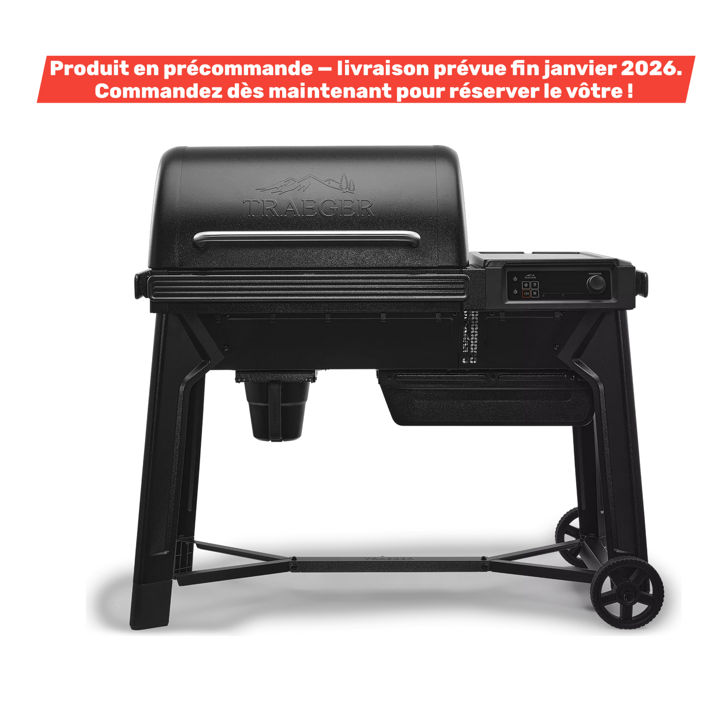 Traeger - Barbecue aux granules Woodridge Noir