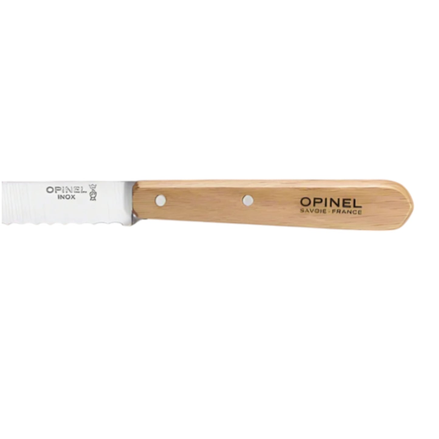 Opinel - No 113 Couteau d'office cranté (hêtre)