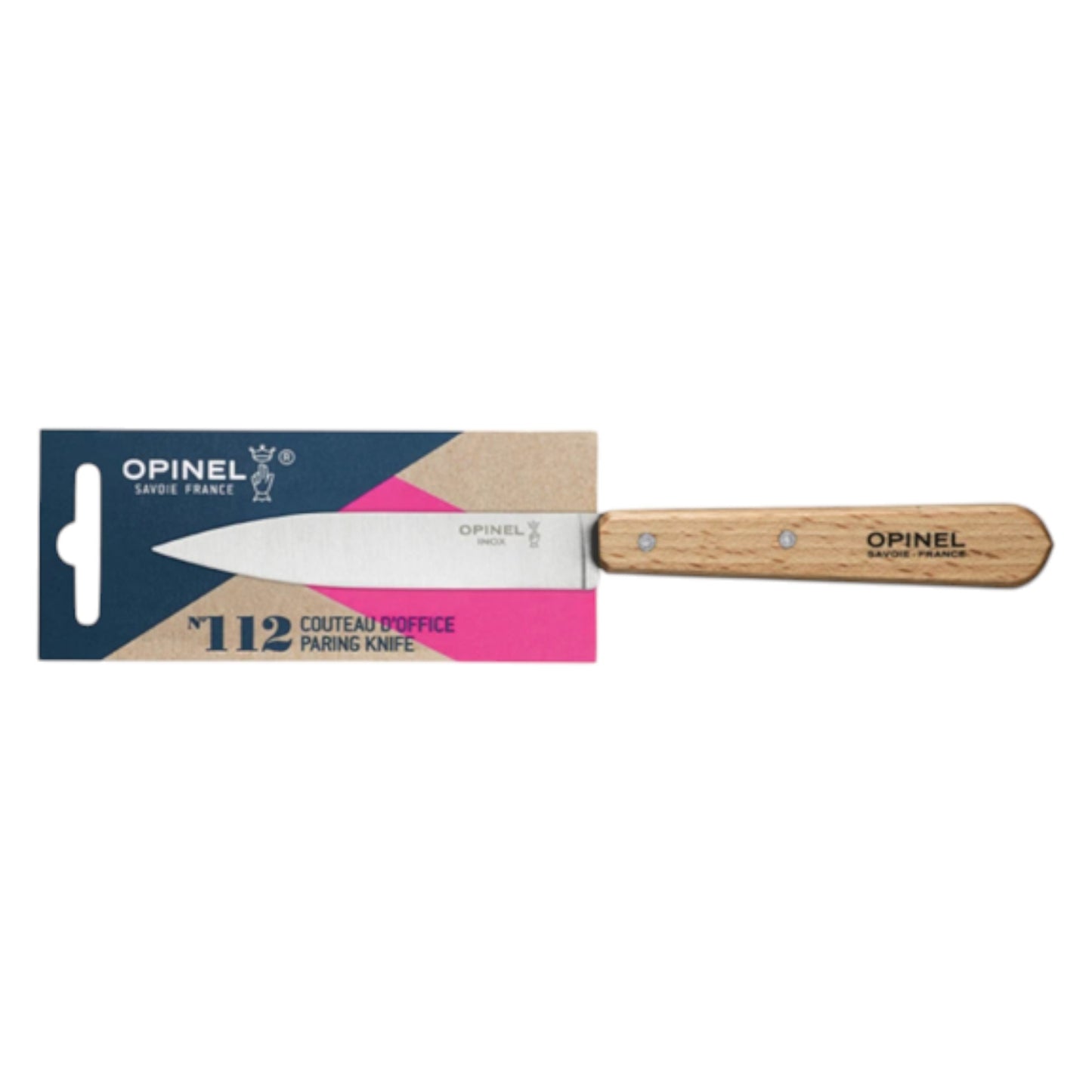 Opinel - No 112 Couteau d'office Naturel (hêtre)
