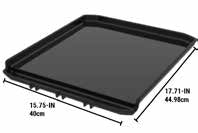 Broil King - Plancha fini porcelaine pour BBQ Baron/Crown