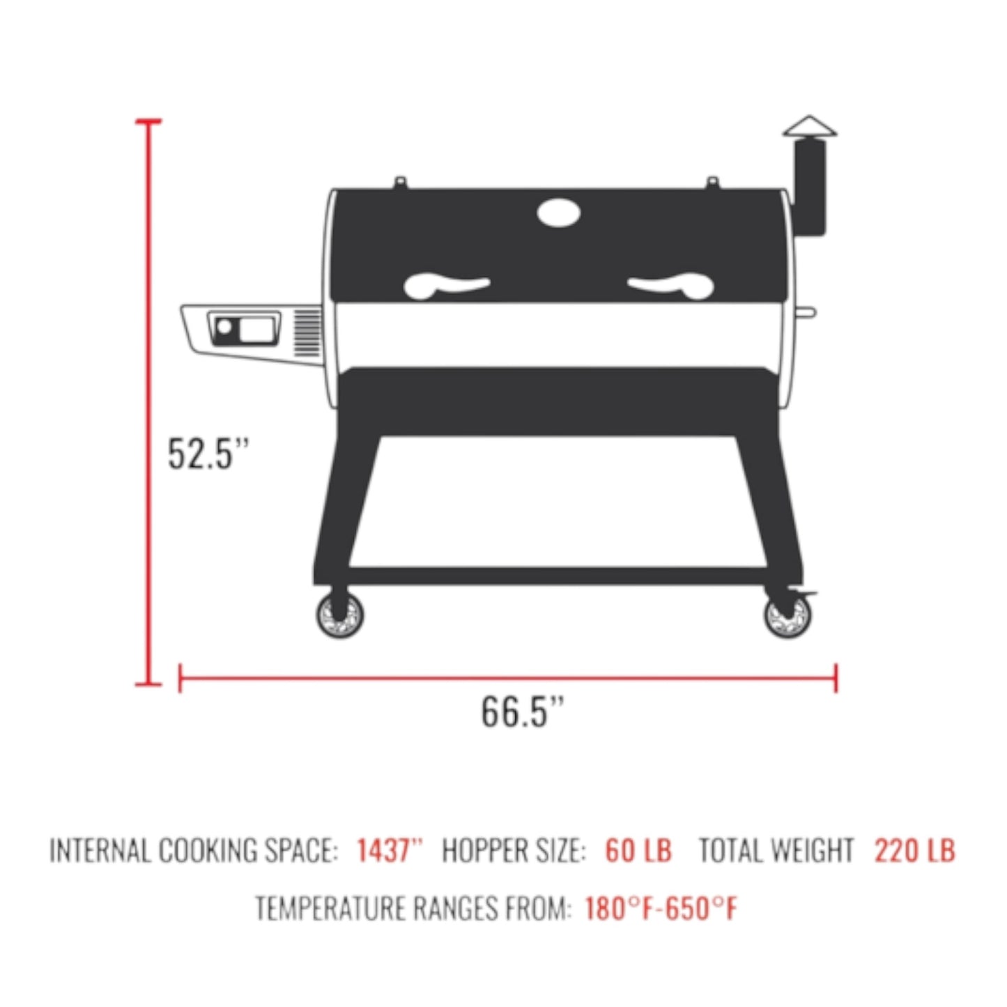 Recteq - Barbecue aux granules Flagship XL 1400