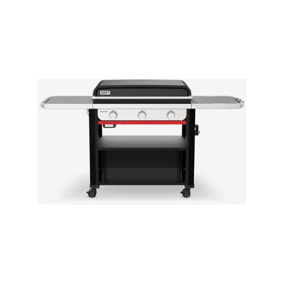 Weber- Gril plancha 30 po Noir (chariot ouvert)