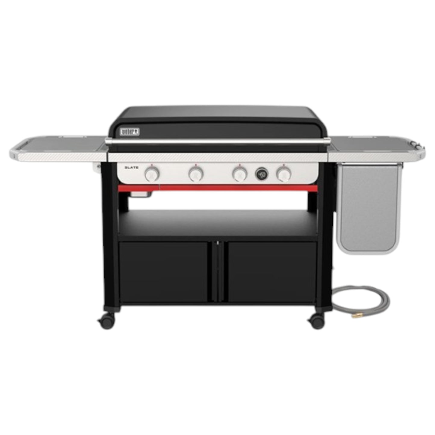 Weber - Gril plancha antirouille Slate 36 po Noir