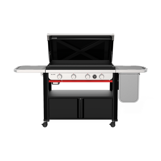 Weber - Gril plancha antirouille Slate 36 po Noir