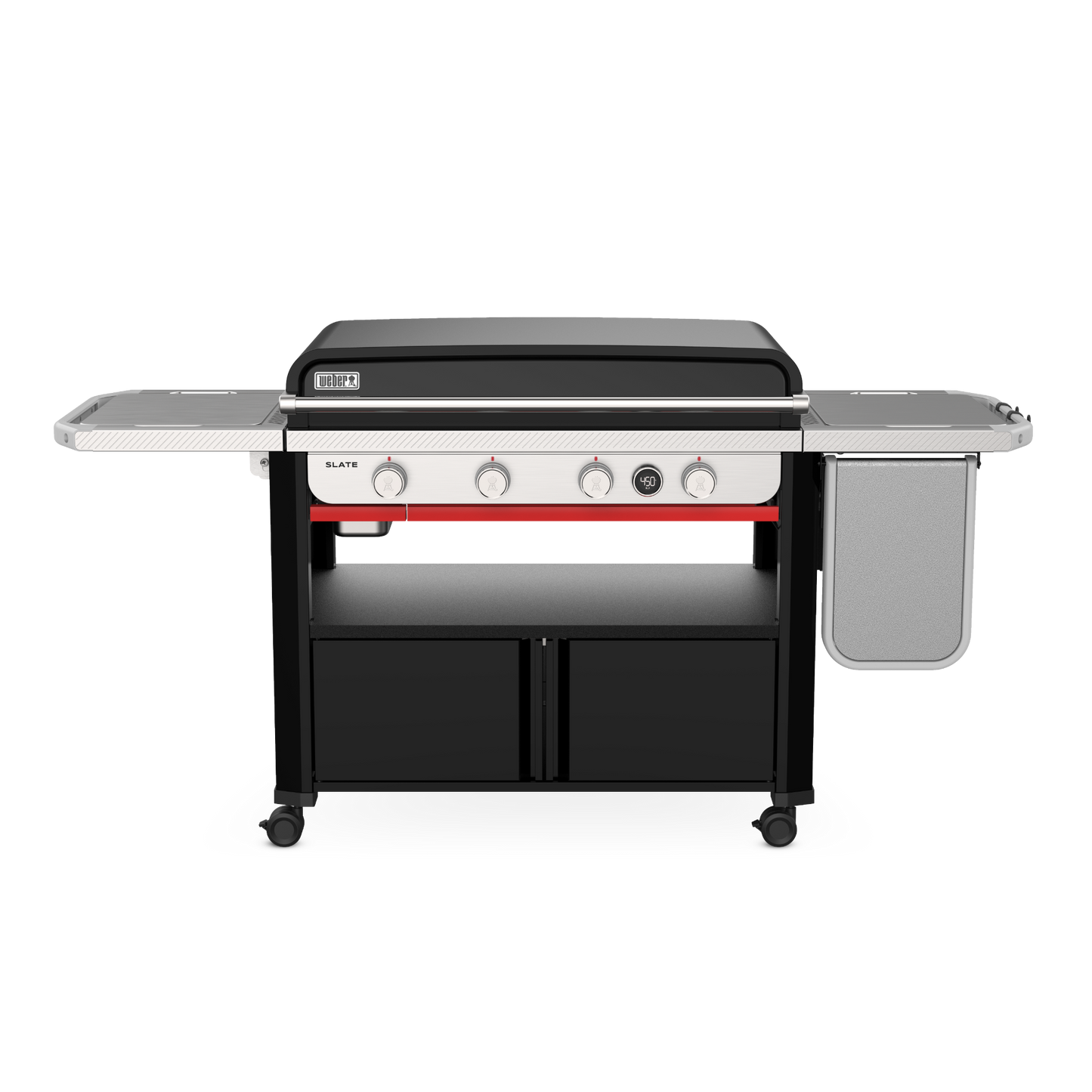 Weber - Gril plancha antirouille Slate 36 po Noir