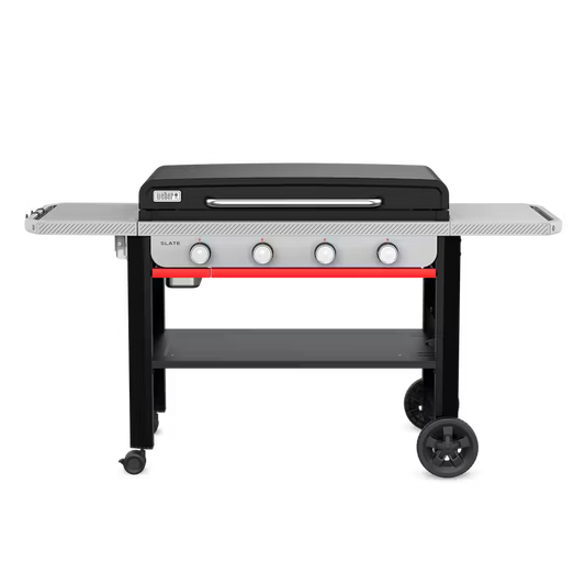 Weber - Gril plancha antirouille Slate 36 pouces à chariot ouvert