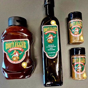 Bootlegger - Ensemble de sauce BBQ, vinaigrette et épices