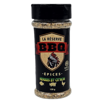 La Réserve BBQ épices Herbes et Citron