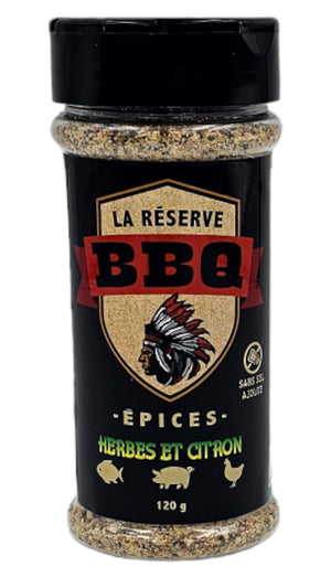 La Réserve BBQ épices Herbes et Citron