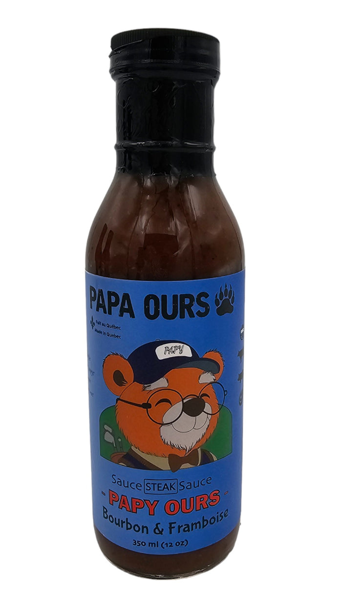 Papa Ours - Sauce BBQ - Papy Ours - Bourbon & Framboise