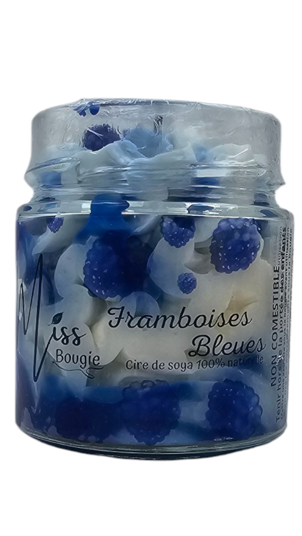 Miss Bougie - Bougie Framboises Bleues