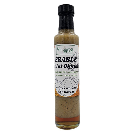 Ail Barbu - Vinaigrette et marinade Érable, Ail et oignon