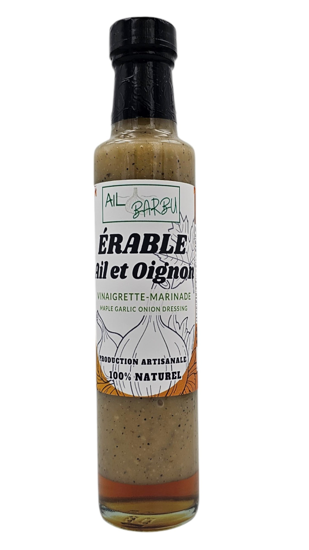 Ail Barbu - Vinaigrette et marinade  - Érable, Ail et oignon