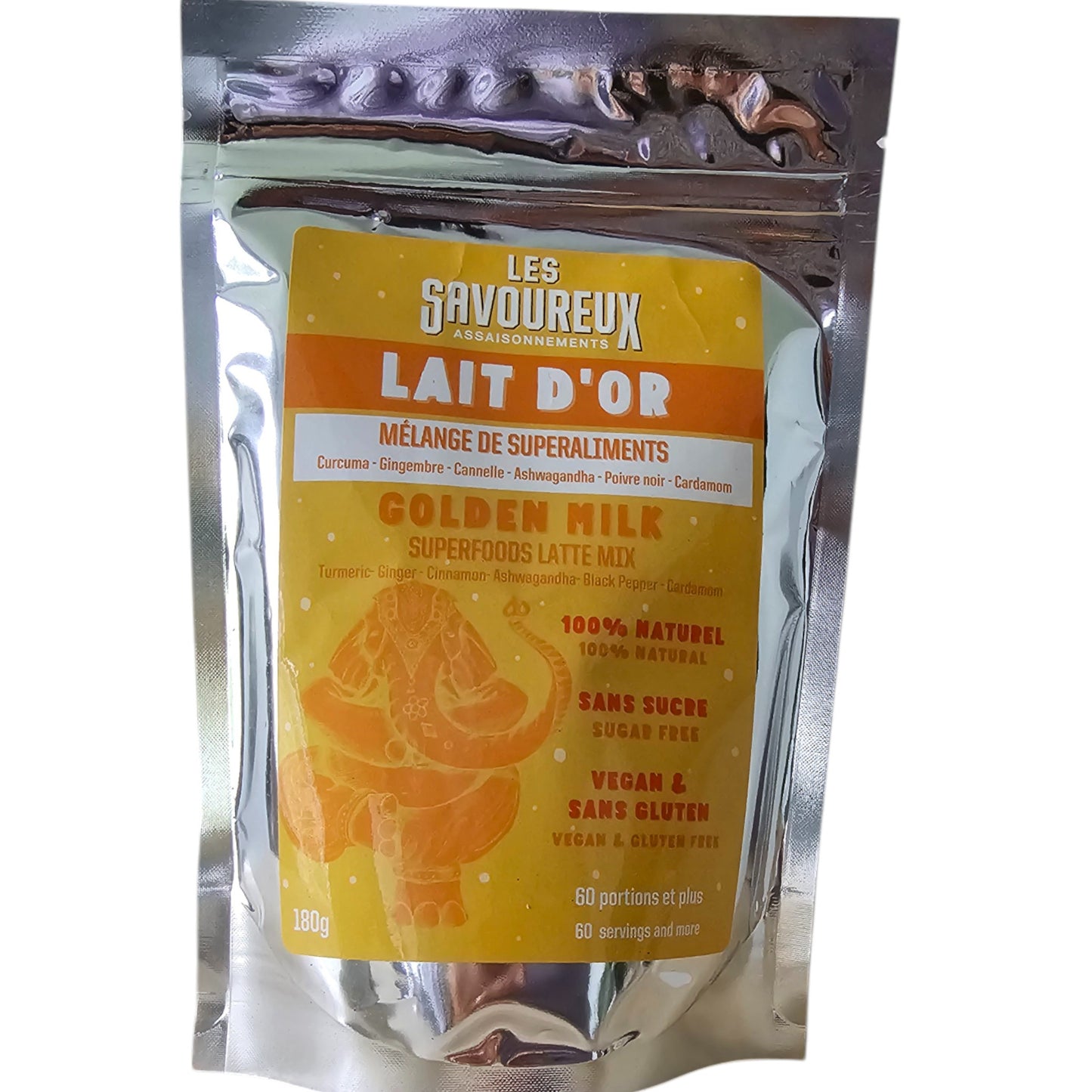 Les Savoureux assaisonnements - Lait d'or (mélange de superaliments)