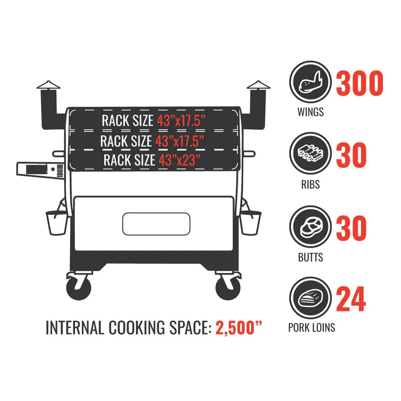 Recteq - Barbecue aux granules RT-2500 BFG