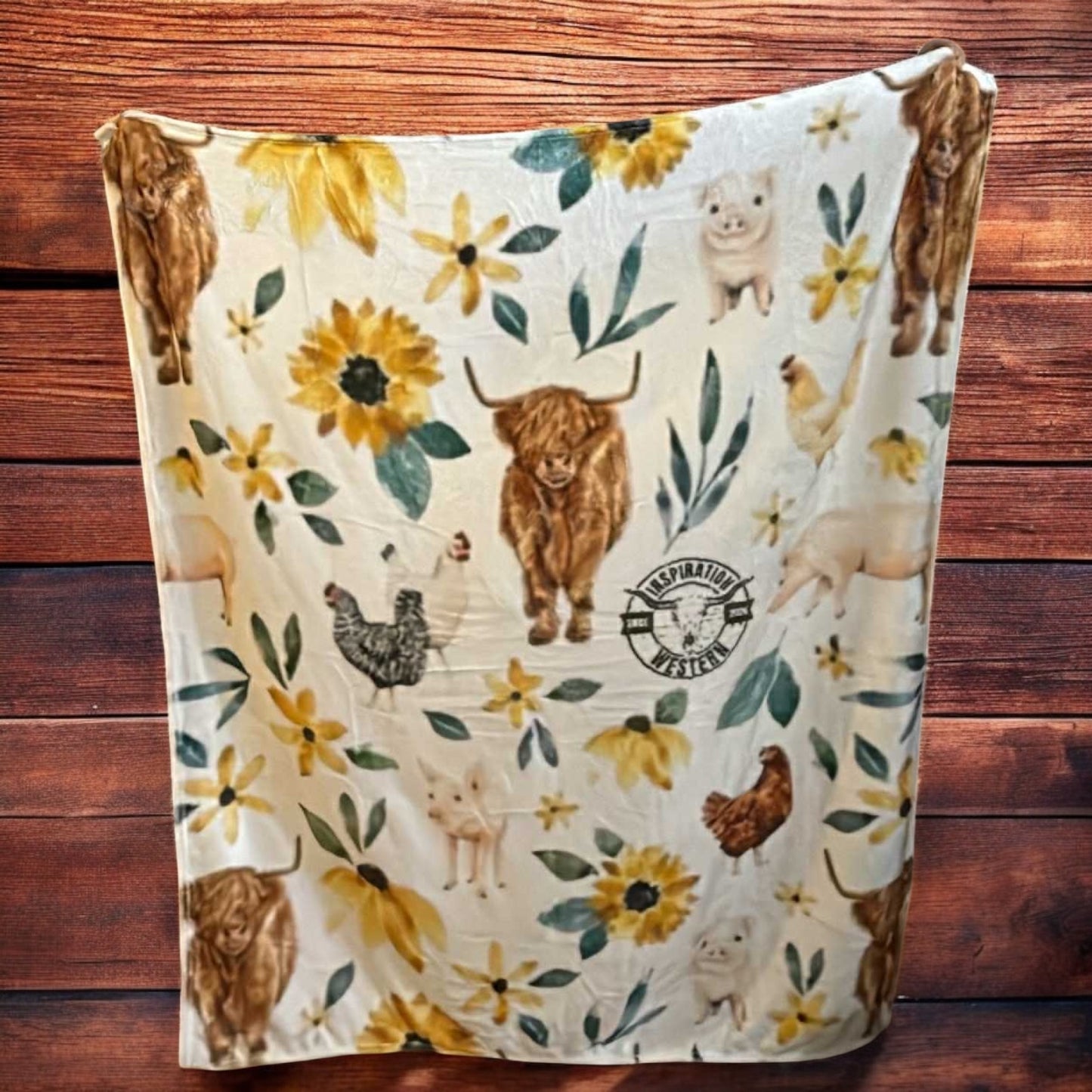 Inspiration Western – Couverture Inspiration Western – Modèle Ferme & Tournesol