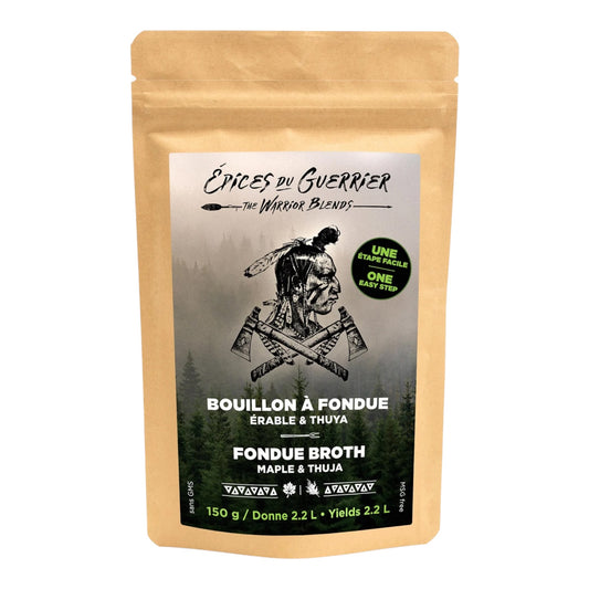 Épices du Guerrier - Bouillon à fondue érable et Thuya