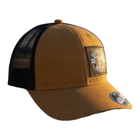 Inspiration Western - Casquette Inspiration Western Brune avec filet noir à l'arrière