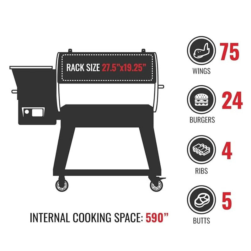 Recteq - Barbecue aux granules Deck Boss 590