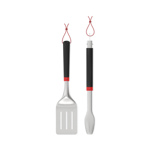 Weber - ensemble de 2 ustensiles pratiques (spatule et pince)